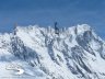 Funivia per Cresta Youla - In sfondo Dente del Gigante e Grandes Jorasses