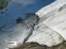 Discesa via ferrata in attacco al ghiacciaio 