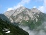 Il Monte Capanne avvolto da cumuli di umidità in ascesa 