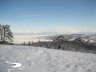 Vista dalla vetta di P.gio Casaccia verso il Mugello, a dx M.Senario