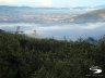 Vista della Torre Baroncoli che emerge dalla nebbia della piana di Calenzano 