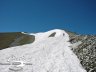 Accumulo nevoso sulla Cresta del Redentore 2450m