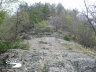 Sentiero sul costone roccioso del Poggio Rotto 