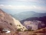 Vista dal Passo della Tambura verso le cave di marmo del M.Pallerina